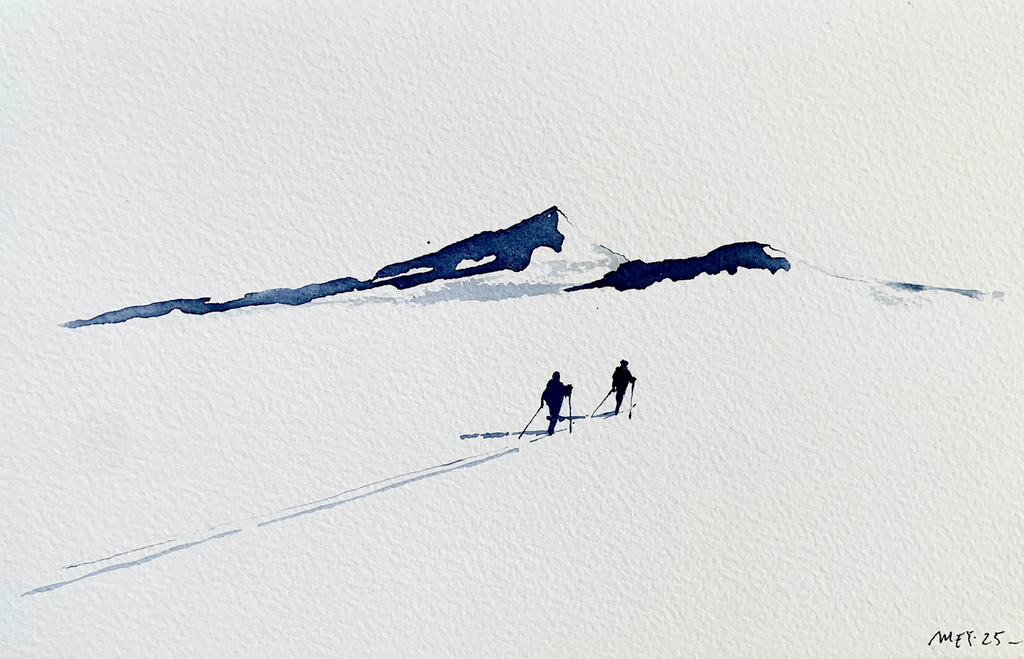 Detaljebilde av kunstverket "Underveis 16"