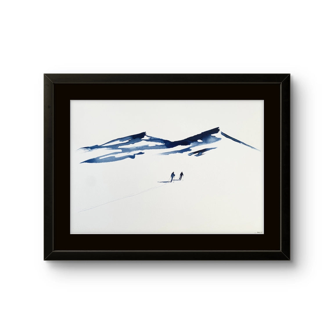 Maleriet "Underveis 17" av den norske samtidskunstneren Mona Eckhoff