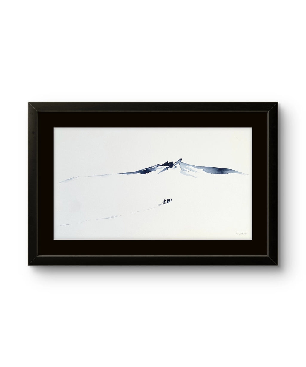 Maleriet "Underveis 26" av den norske samtidskunstneren Mona Eckhoff