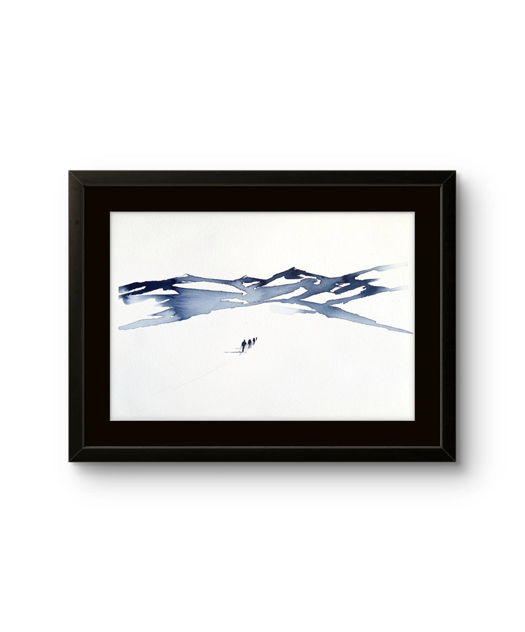 Maleriet "Underveis 31" av den norske samtidskunstneren Mona Eckhoff