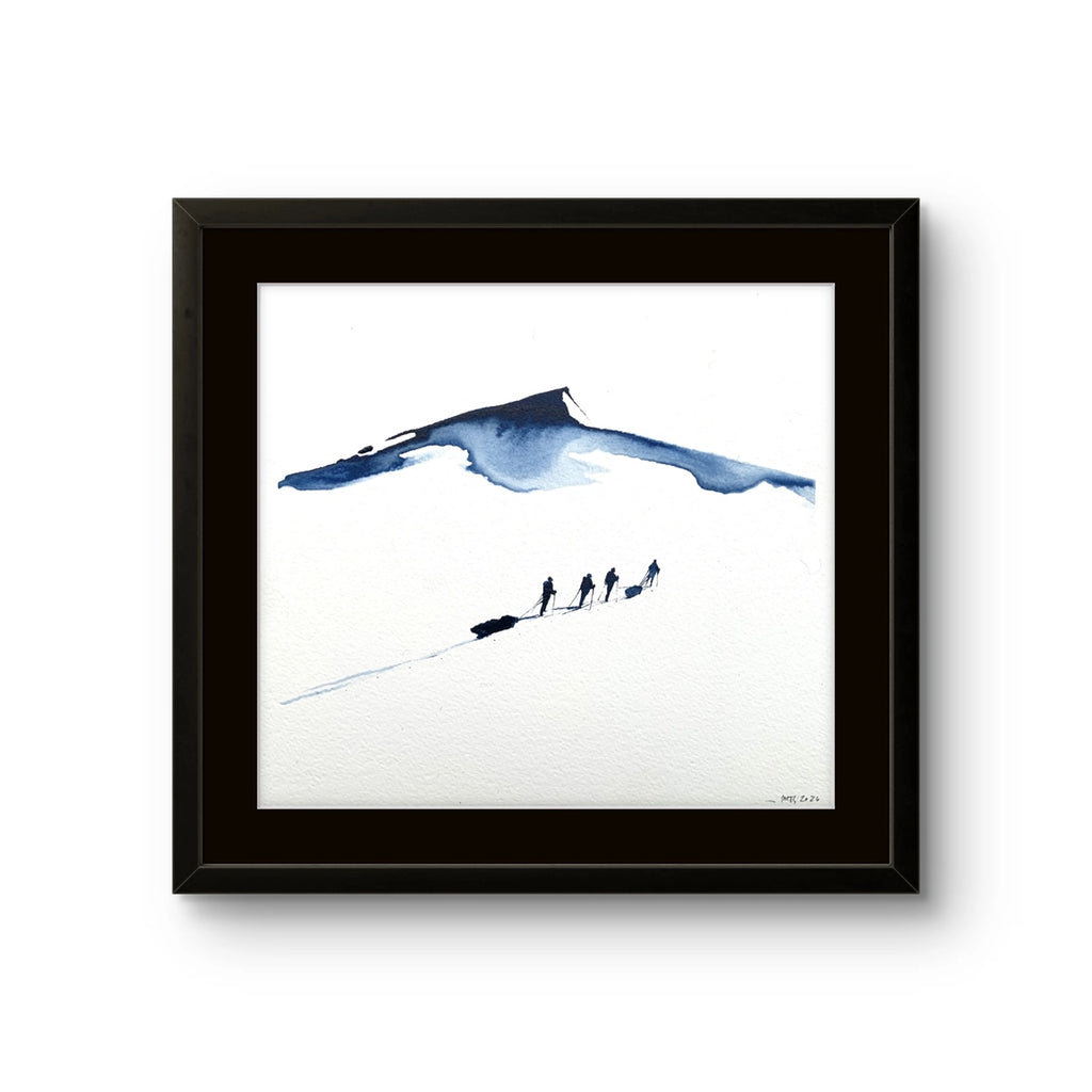 Maleriet "Underveis 32" av den norske samtidskunstneren Mona Eckhoff