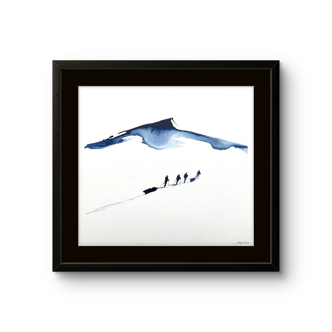 Maleriet "Underveis 32" av den norske samtidskunstneren Mona Eckhoff