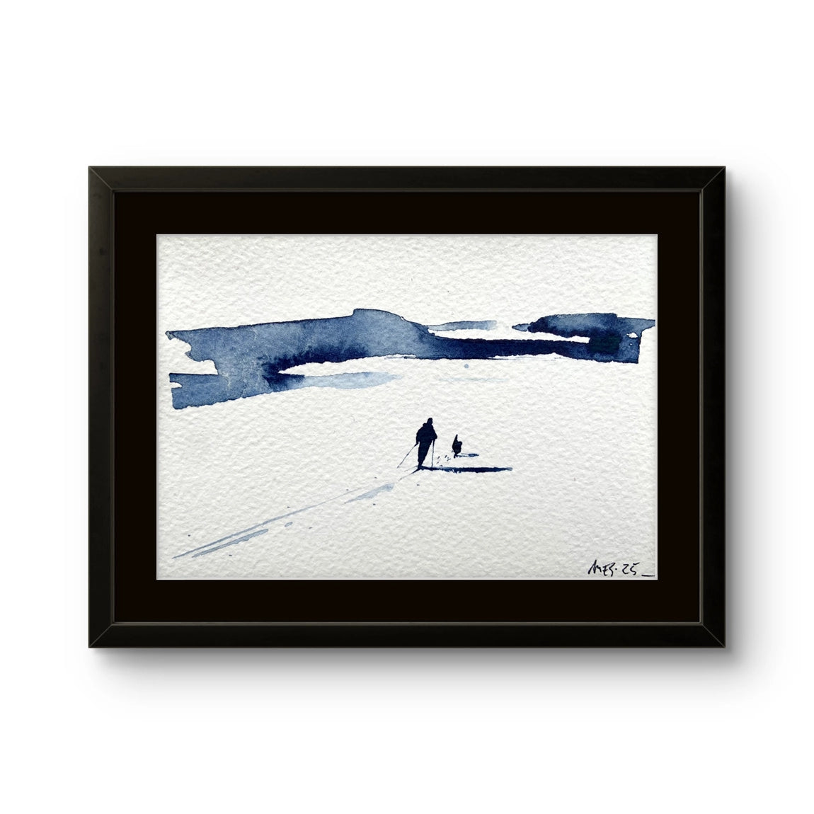 Maleriet "Underveis 33" av den norske samtidskunstneren Mona Eckhoff