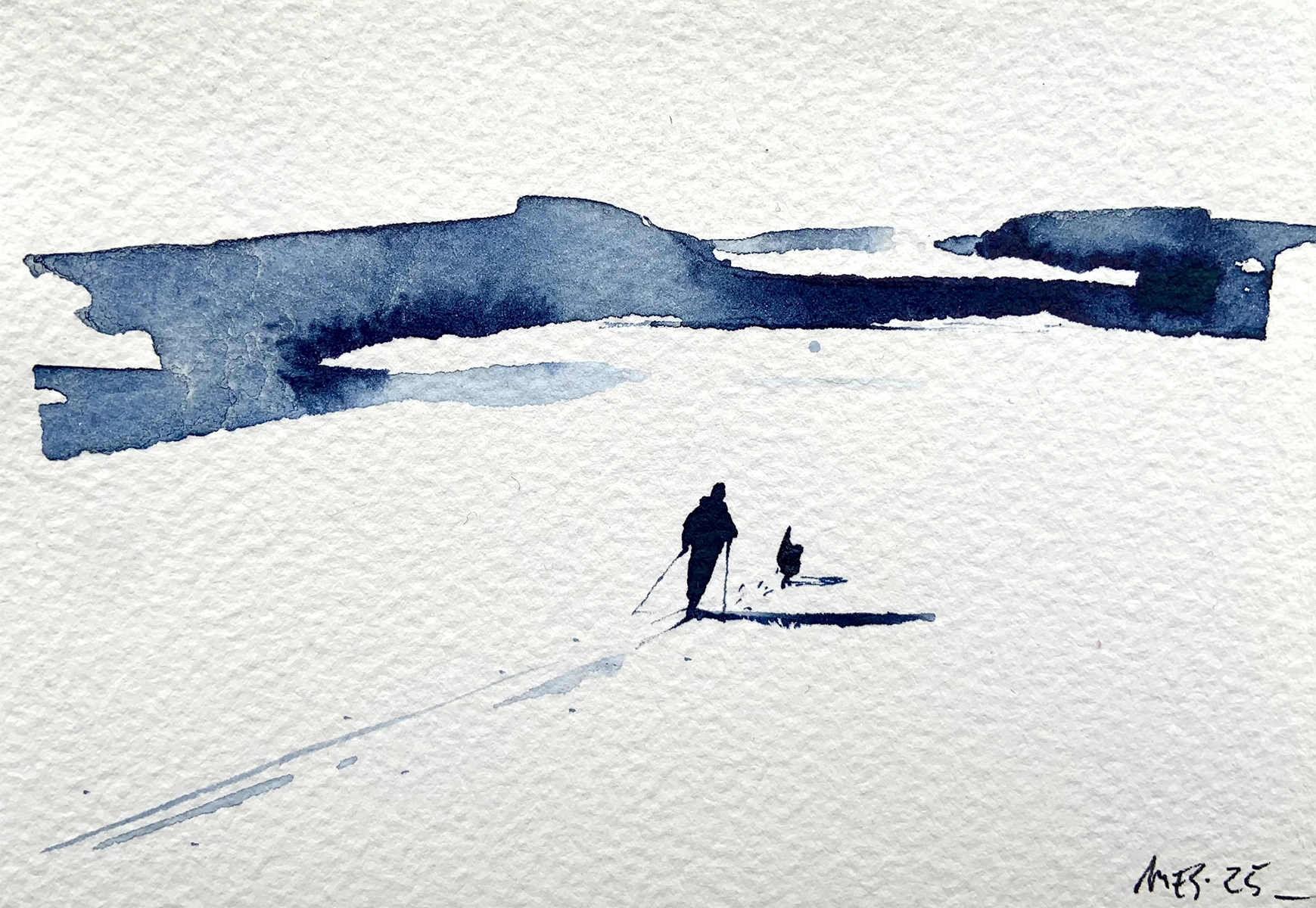 Detaljebilde av kunstverket "Underveis 33" 