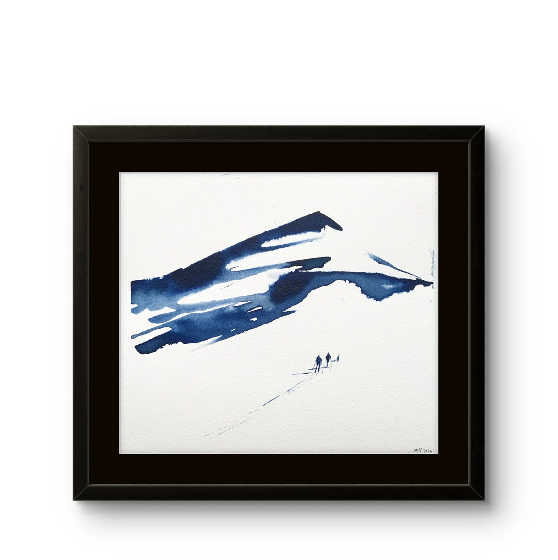 Maleriet "Underveis 34" av den norske samtidskunstneren Mona Eckhoff