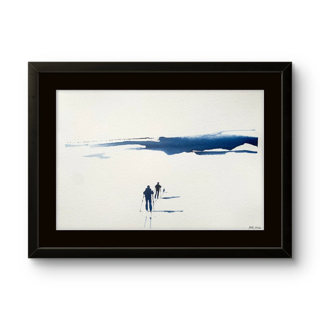 Maleriet "Underveis 39" av den norske samtidskunstneren Mona Eckhoff