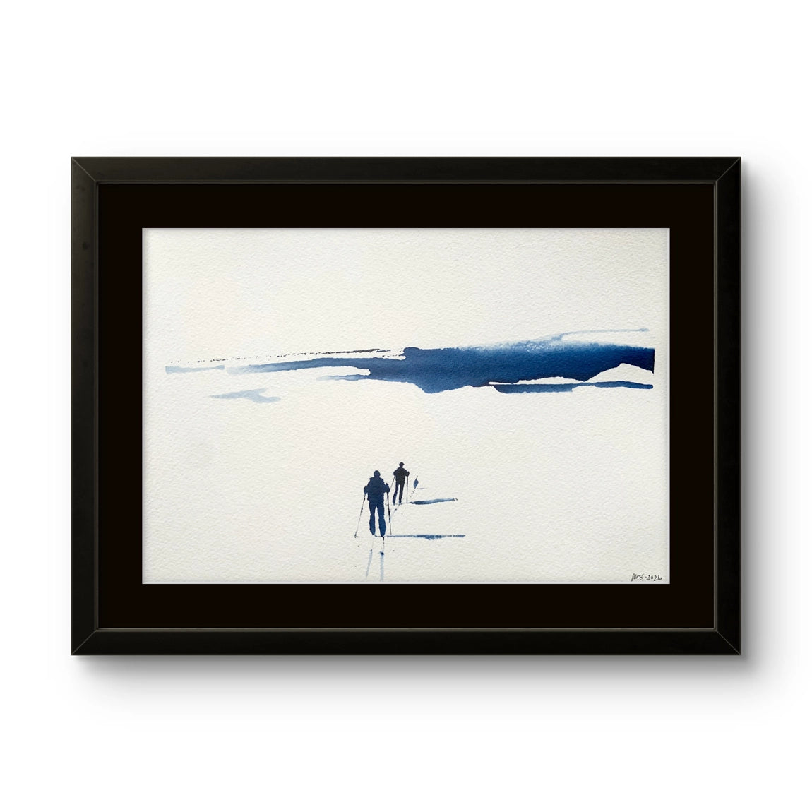 Maleriet "Underveis 39" av den norske samtidskunstneren Mona Eckhoff