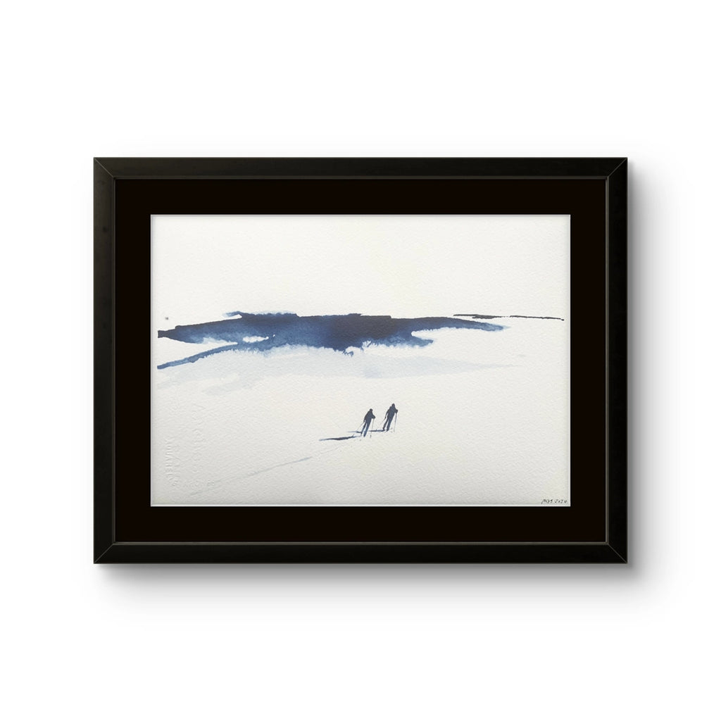 Maleriet "Underveis 40" av den norske samtidskunstneren Mona Eckhoff