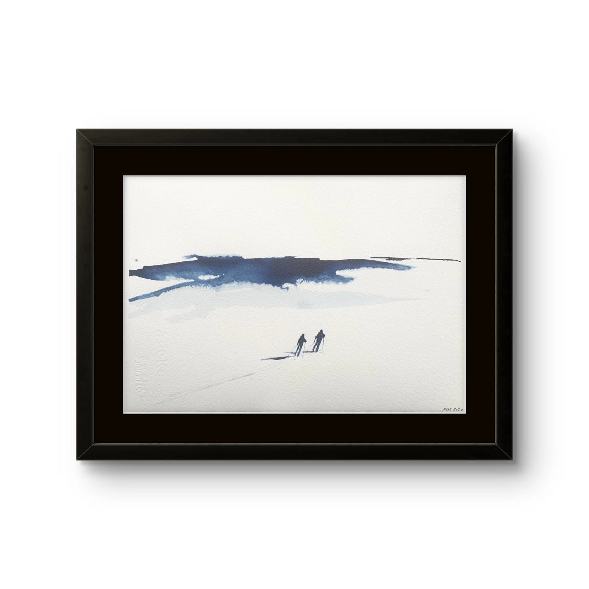 Maleriet "Underveis 40" av den norske samtidskunstneren Mona Eckhoff