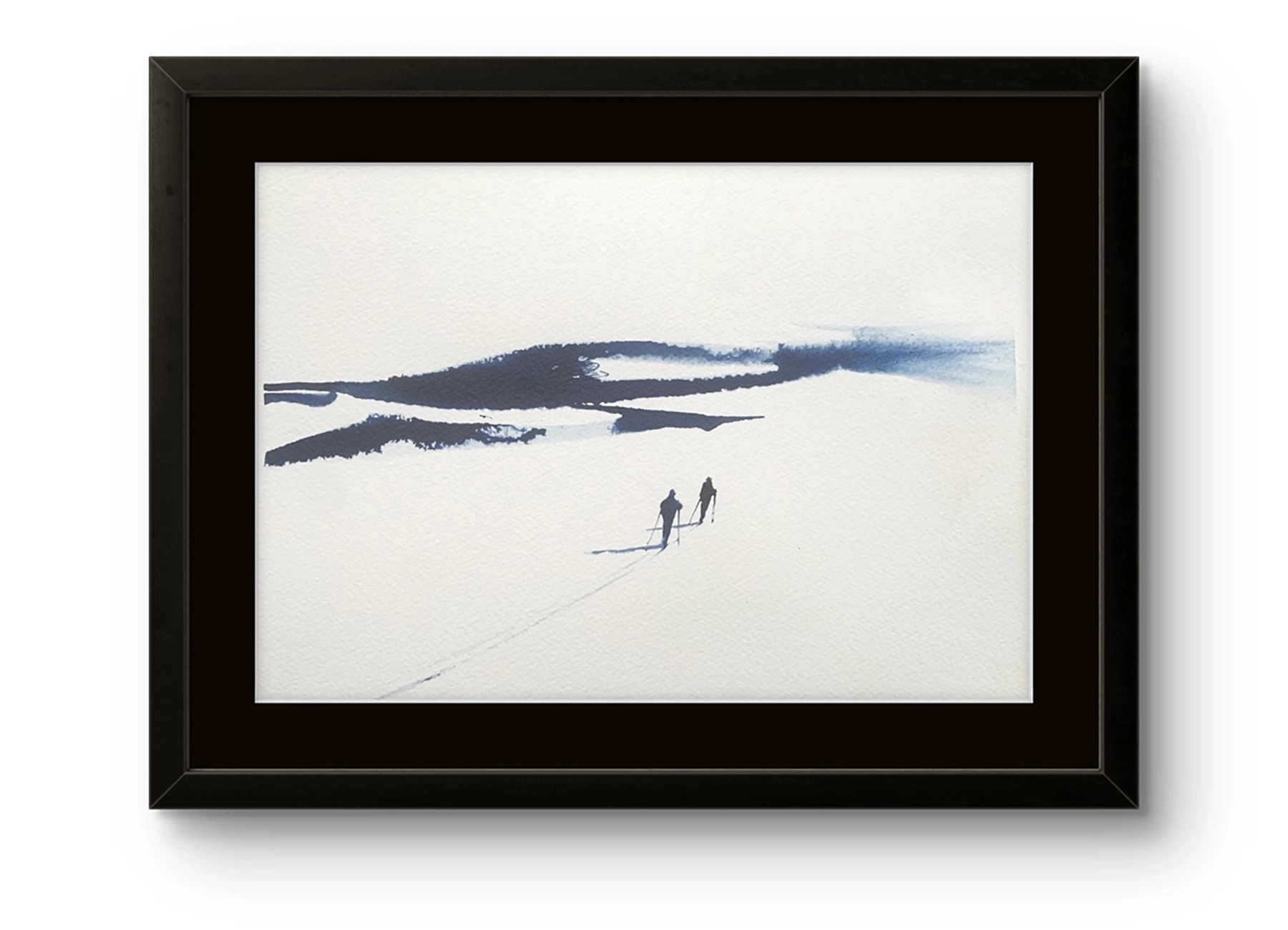 Underveis 41 - en akvarell av Mona Eckhoff