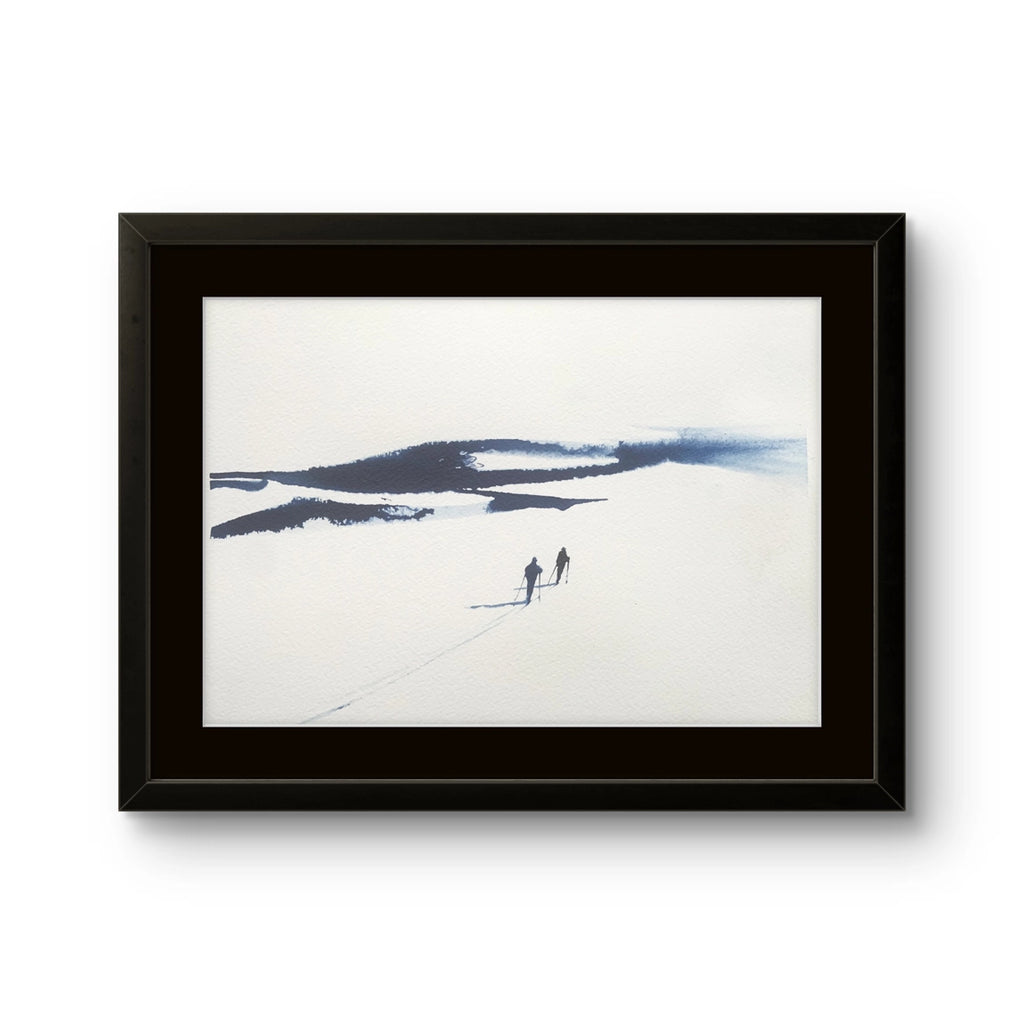 Maleriet "Underveis 41" av den norske samtidskunstneren Mona Eckhoff