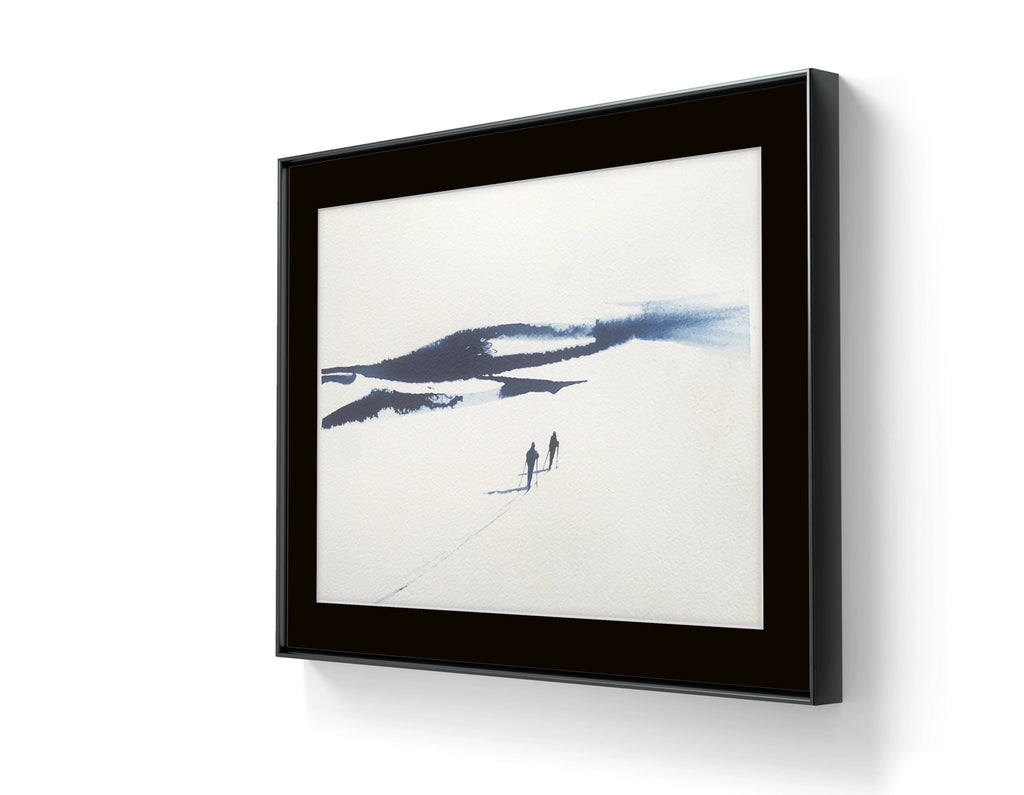 Kunstverket levers uten ramme. Send en e-post til post@m35.no eller legg ved en kommentar i bestillingen dersom du ønsker tilbud på innramming av "Underveis 41"