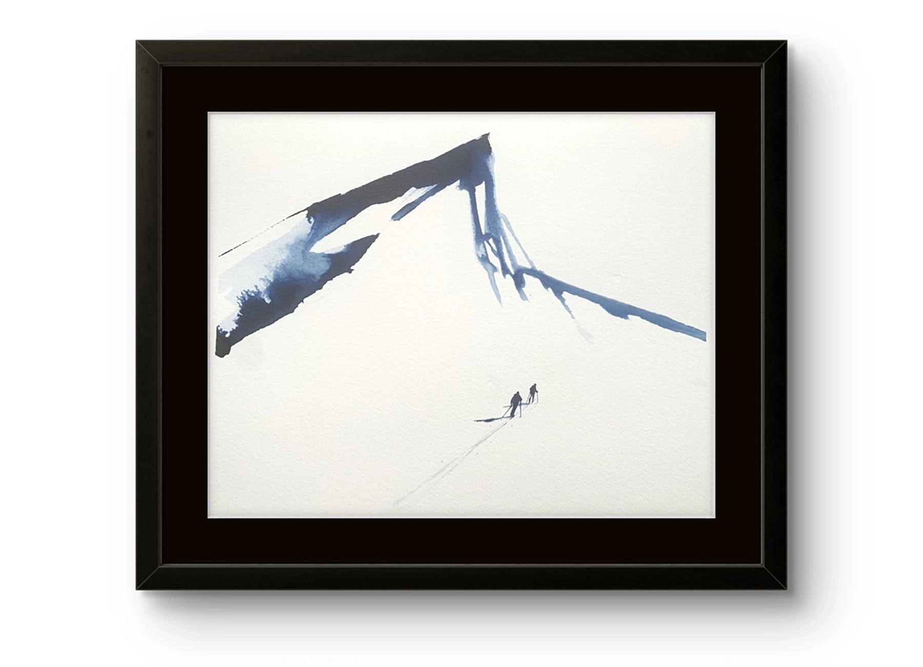 Underveis 43 - en akvarell av Mona Eckhoff