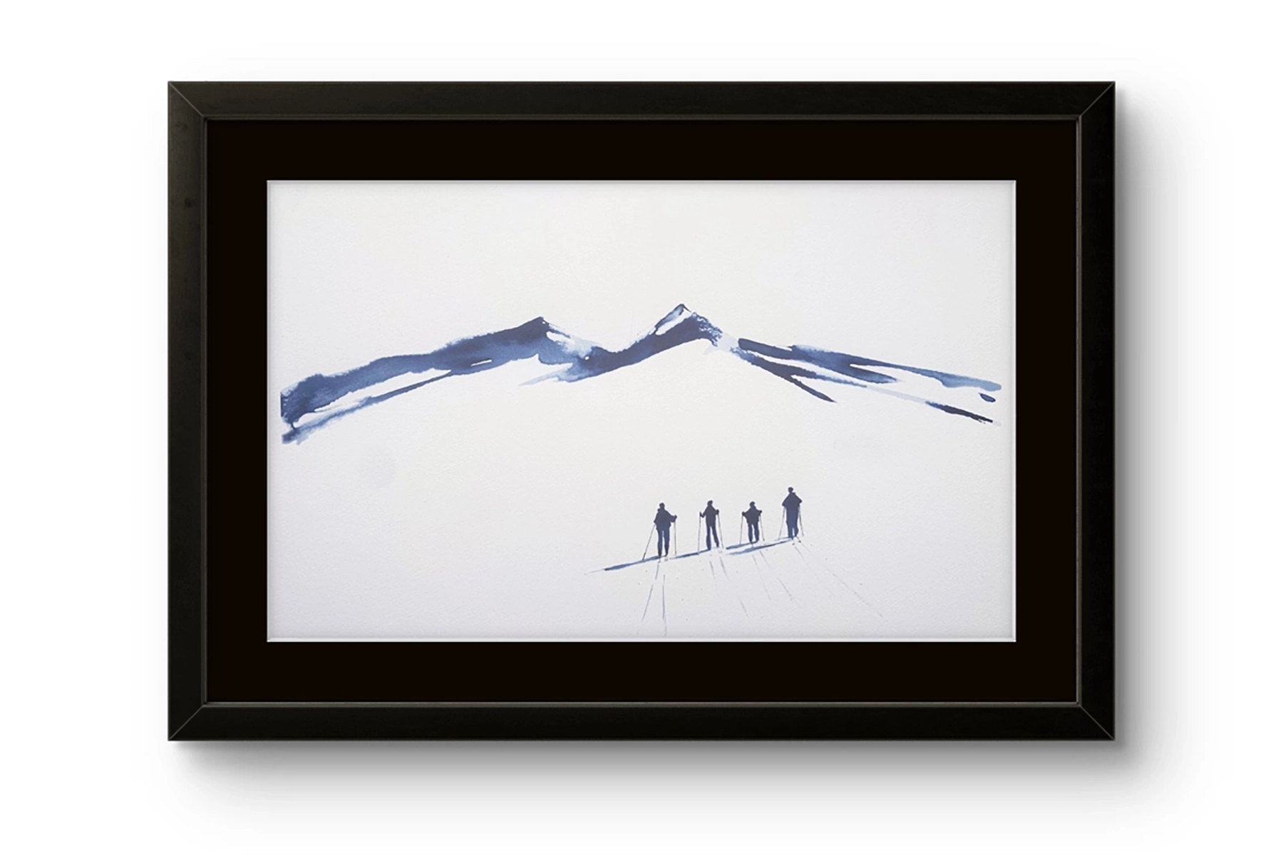 Underveis 44 - en akvarell av Mona Eckhoff