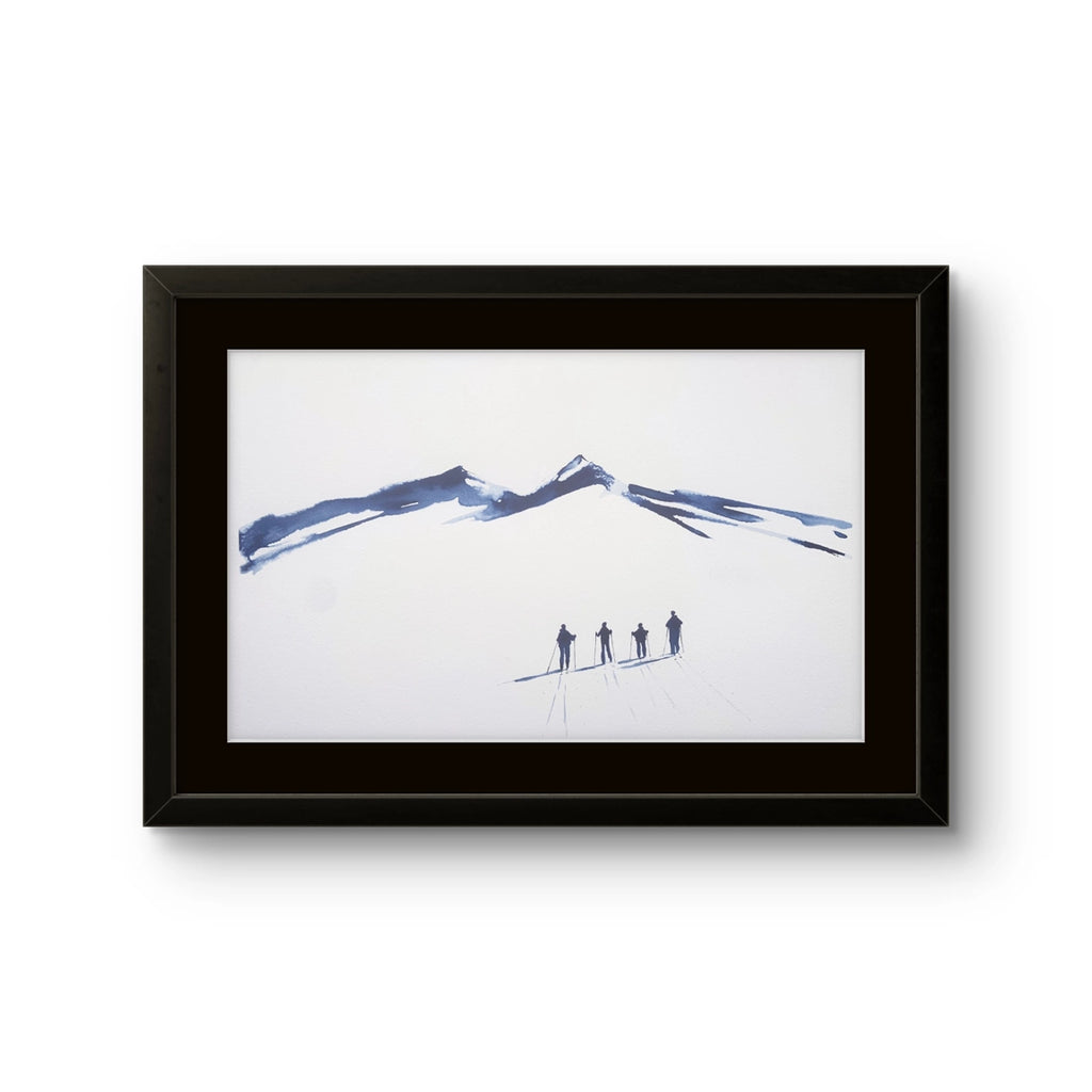 Maleriet "Underveis 44" av den norske samtidskunstneren Mona Eckhoff