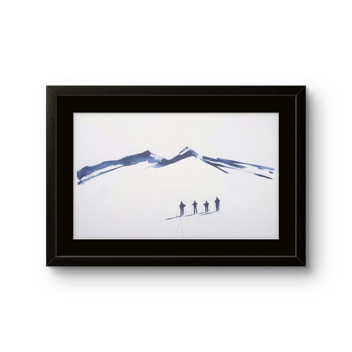 Maleriet "Underveis 44" av den norske samtidskunstneren Mona Eckhoff