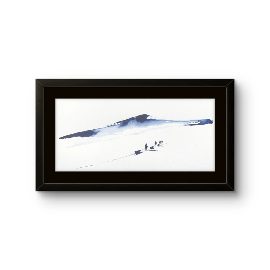 Maleriet "Underveis 45" av den norske samtidskunstneren Mona Eckhoff