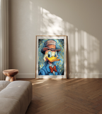 Ønsker du kunsttrykket "Van Scrooge" rammet inn? Ta kontakt og så hjelper vi deg