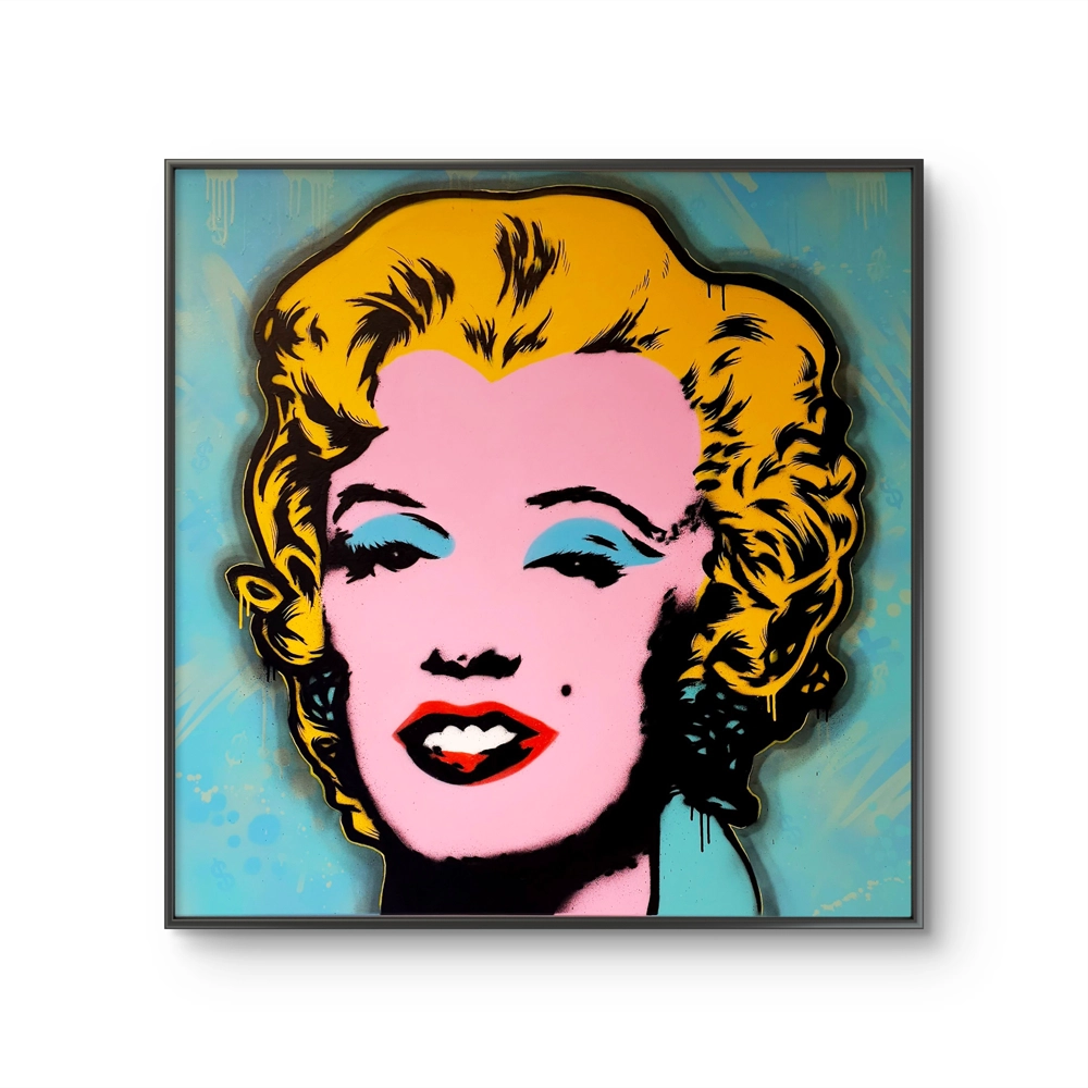 Kunstverket "Warhol Marilyn" av den norske kunstneren Salke1