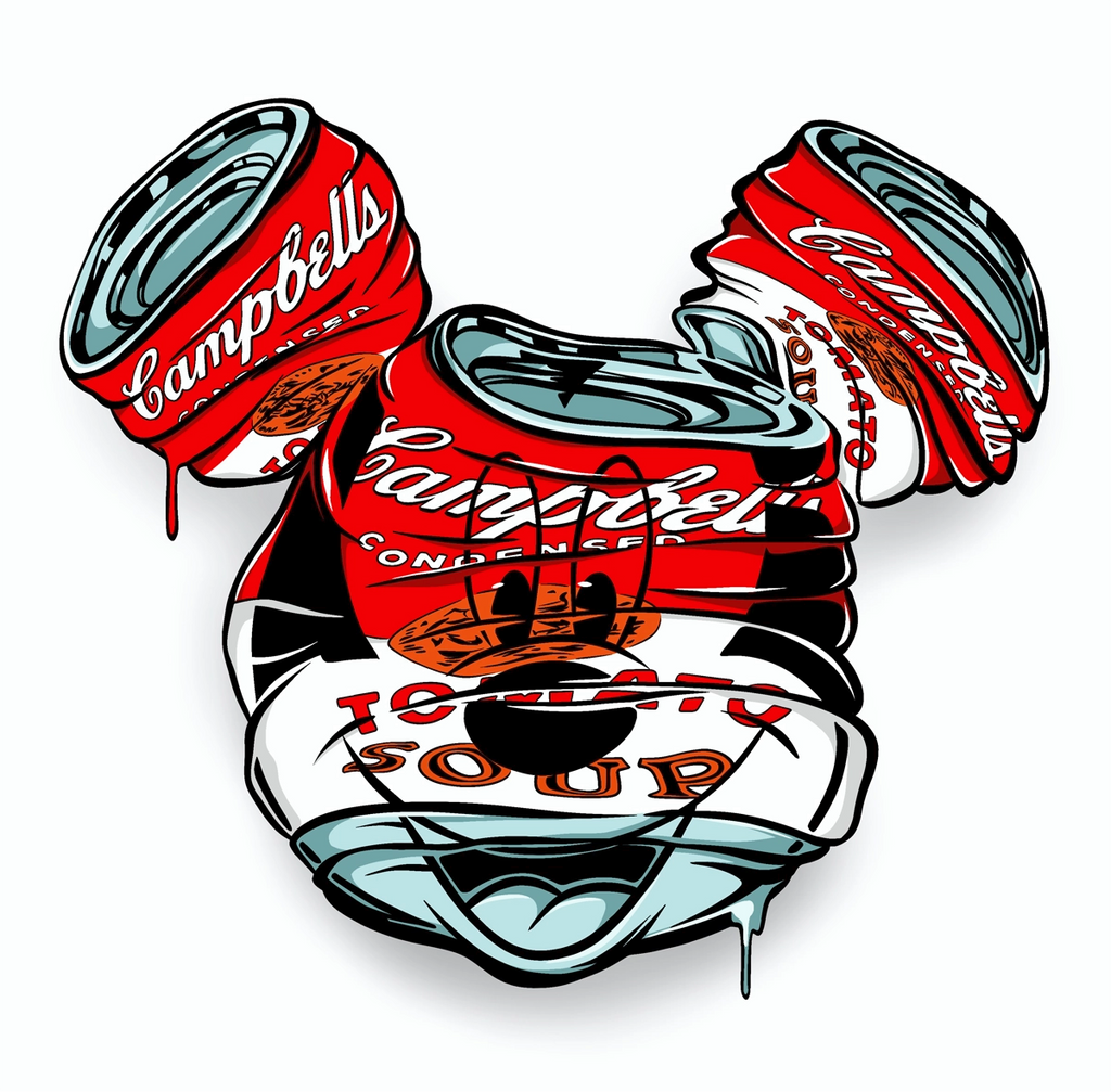 Detaljebilde av kunsttrykket "Warhol soup"