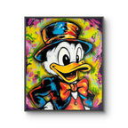 Kunstverket "Way back when, Oldschool scrooge" av den norske kunstneren Salke1.