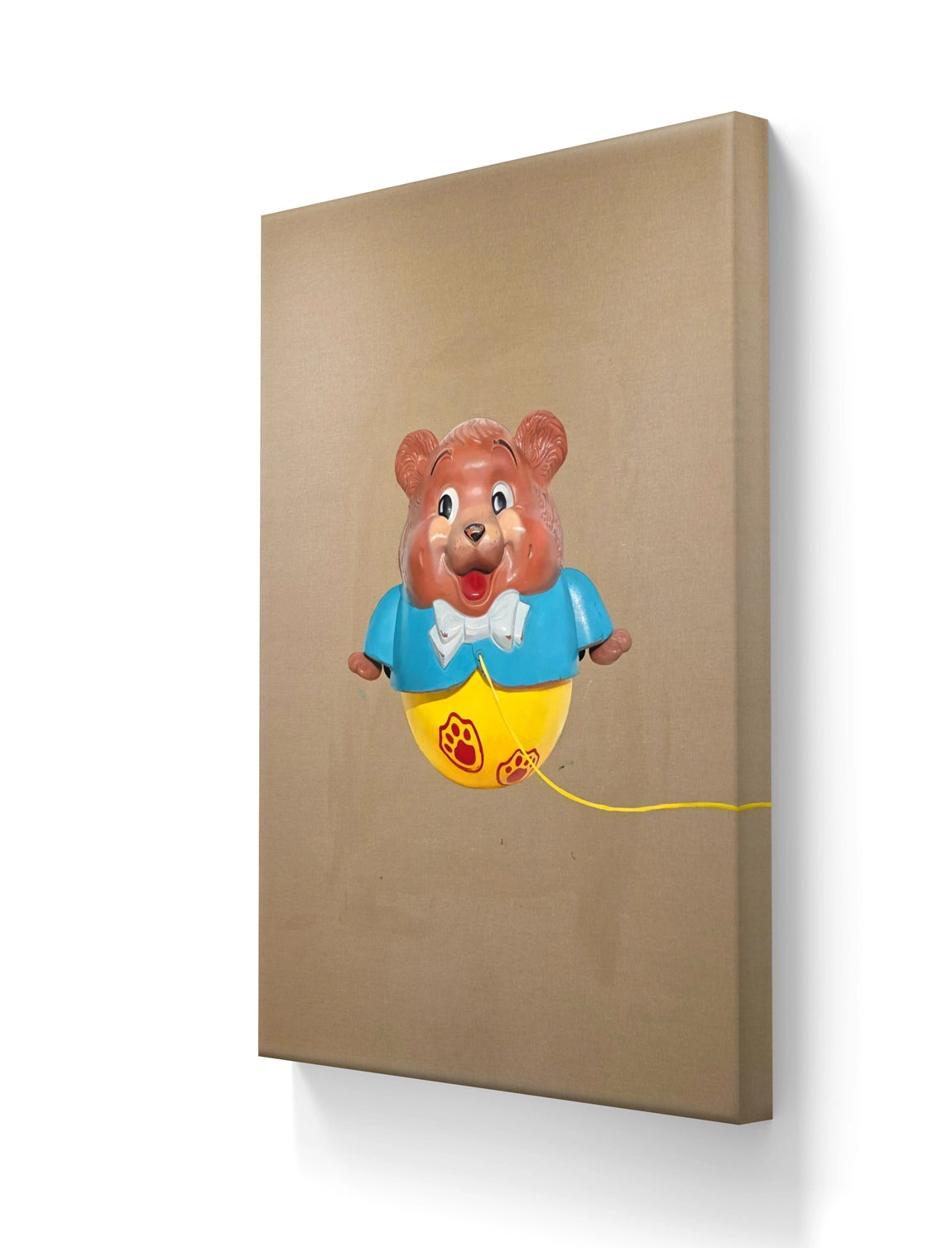 Maleriet "Weeble Wobble" kommer i størrelsen 205 x 150 cm 