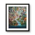 Fine art giclée trykket "Who’s there?" av den norske kunstneren Erik Bergan, signert og nummerert i et begrenset opplag.