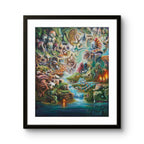Fine art giclée trykket "Who’s there?" av den norske kunstneren Erik Bergan, signert og nummerert i et begrenset opplag.