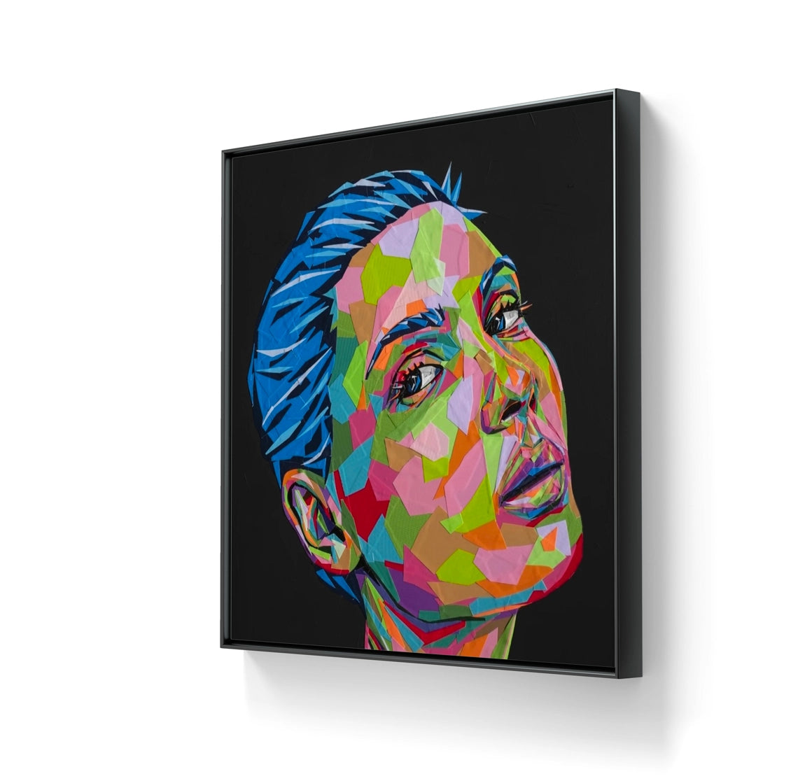 Kunstverket "Yana" kommer i størrelsen 64 x 51 cm 