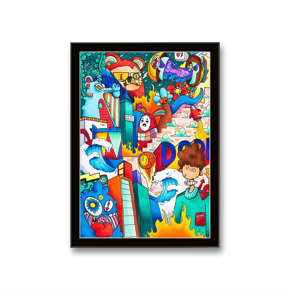 Yeah x doodle er et kunstverk laget av Pancx