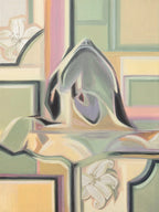 Detaljebilde av maleriet Alba av Ina Matho