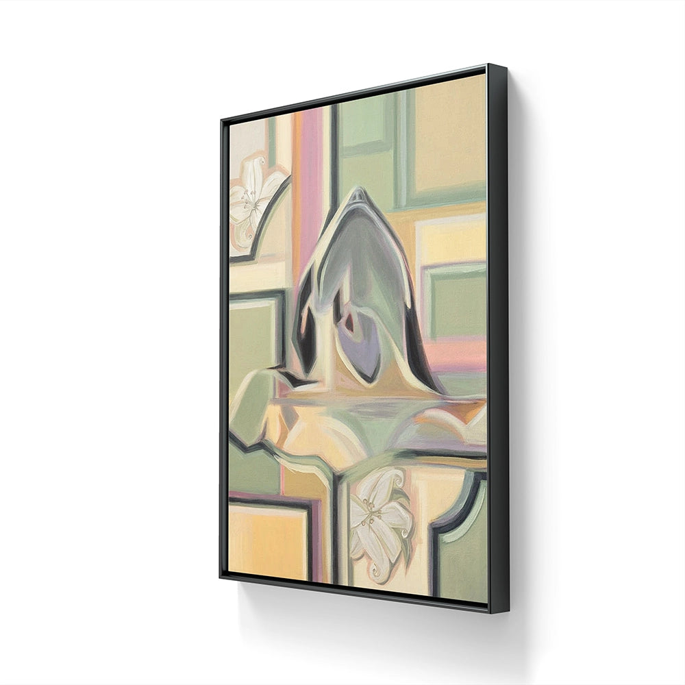 Alba leveres ferdig innrammet med sort ramme. 