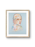 Fine art giclée trykket "Anker" av den norske kunstneren Lea Alstad, signert og nummerert i et begrenset opplag
