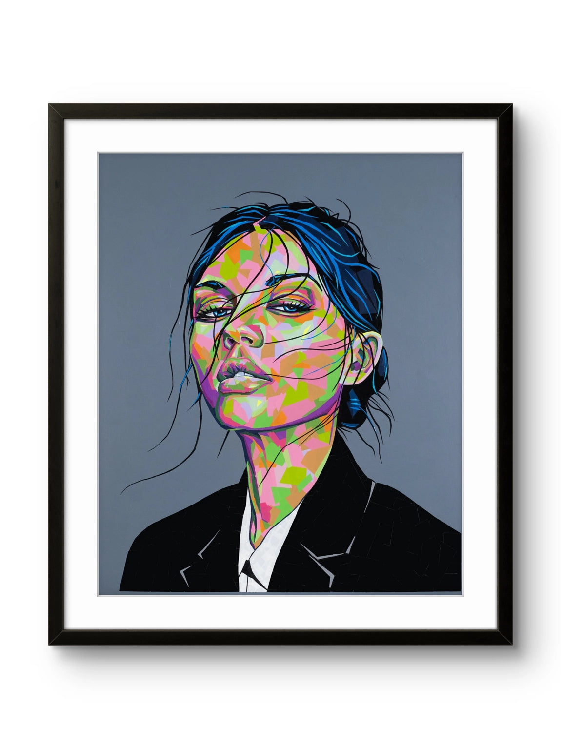 Kunsttrykket «Arrogant» av den norske samtidskunstneren Jan Tømmernes. 