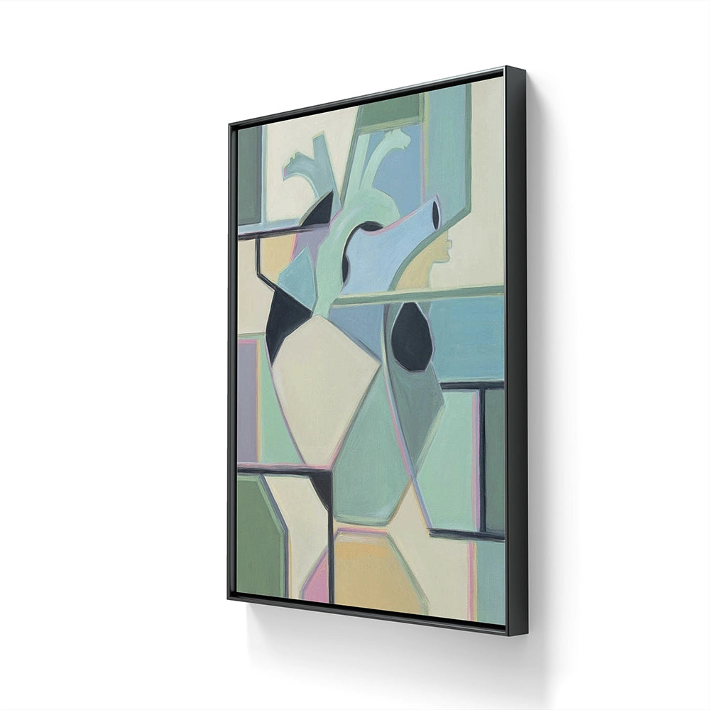 Ask me leveres ferdig innrammet med sort ramme. 