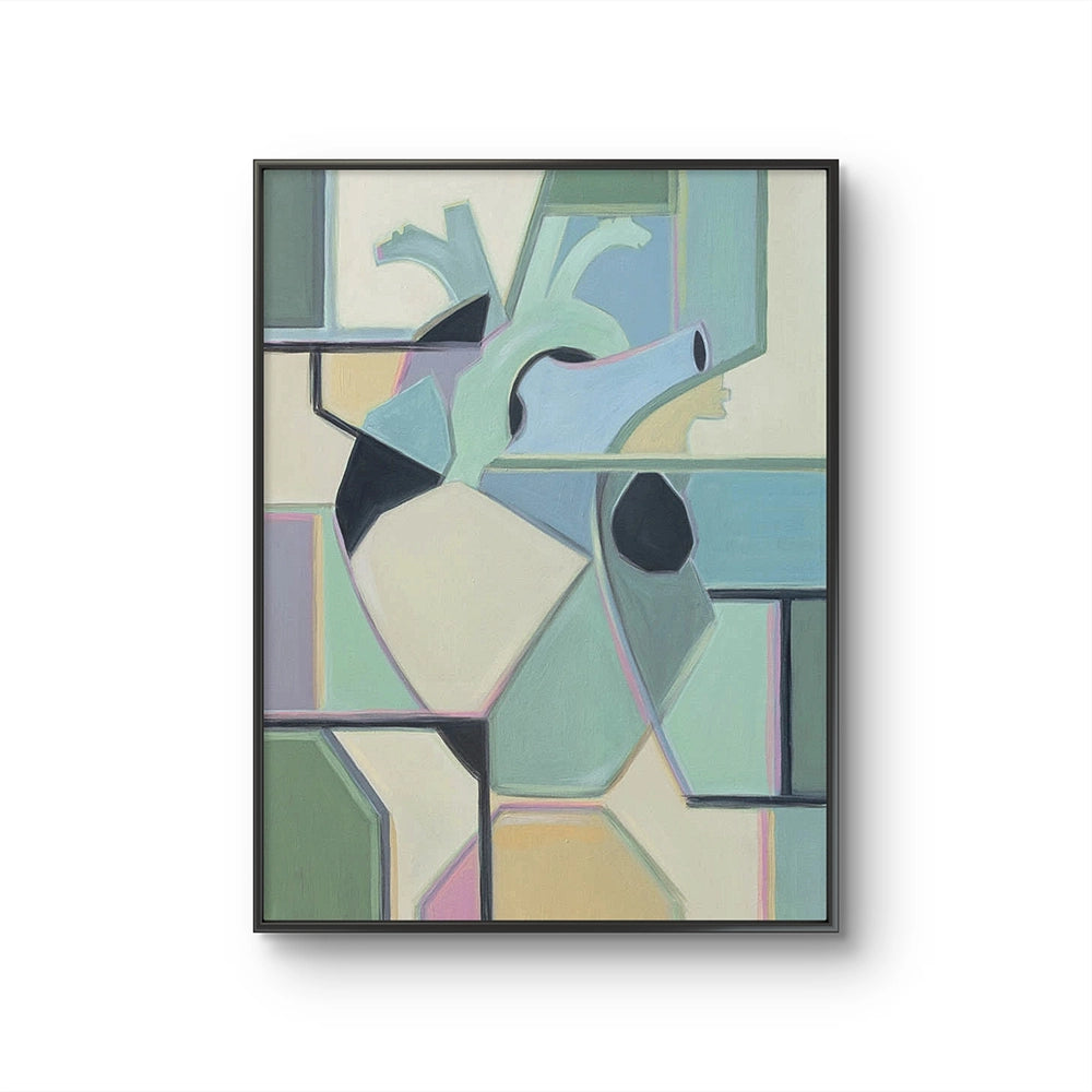 Ask me - et maleri av den norske samtidskunstneren Ina Matho