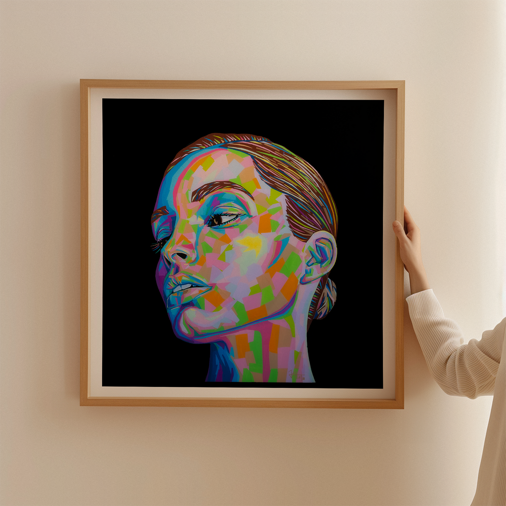 Kunsttrykket «Basic» er trykket på 308 grams kunstpapir