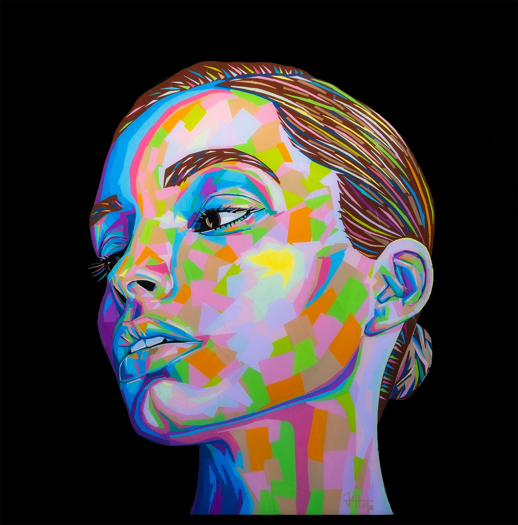 Detaljebilde av kunsttrykket «Basic» av Jan Tømmernes