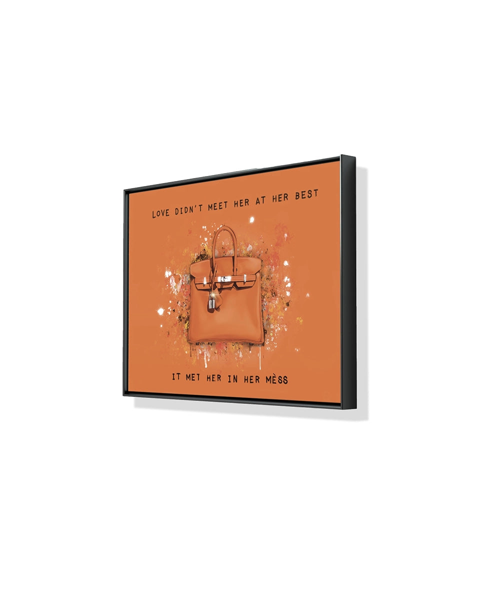 Birken Orange kommer i versjon på lerret, håndkolorert av Nobo