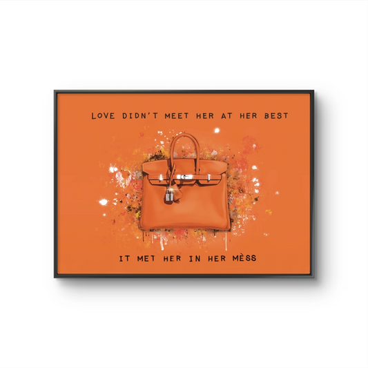 Birken Orange er et dga trykk av den anonyme norske kunstneren NoBo. 