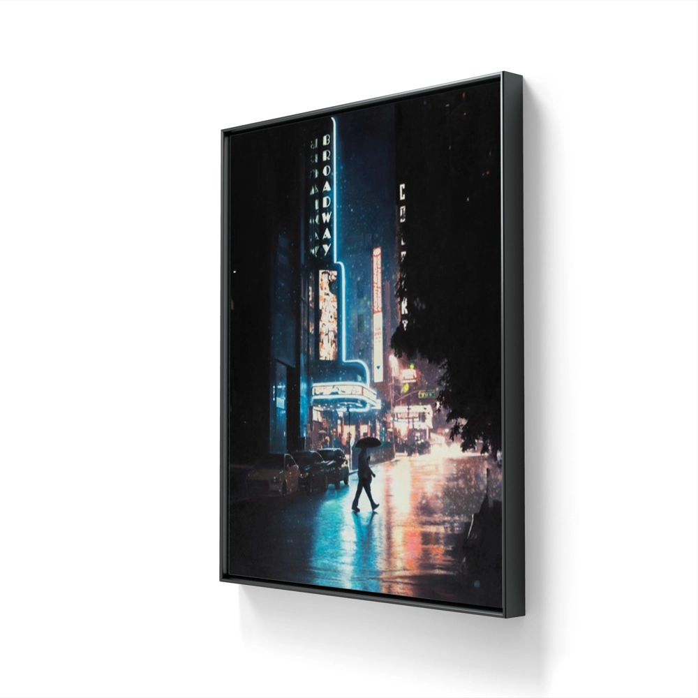 Brodway 02 kommer i to ulike versjoner, en på kunstpapir og en på lerret. 