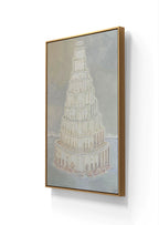 Maleriet leveres ferdig innrammet med ramme i eik.