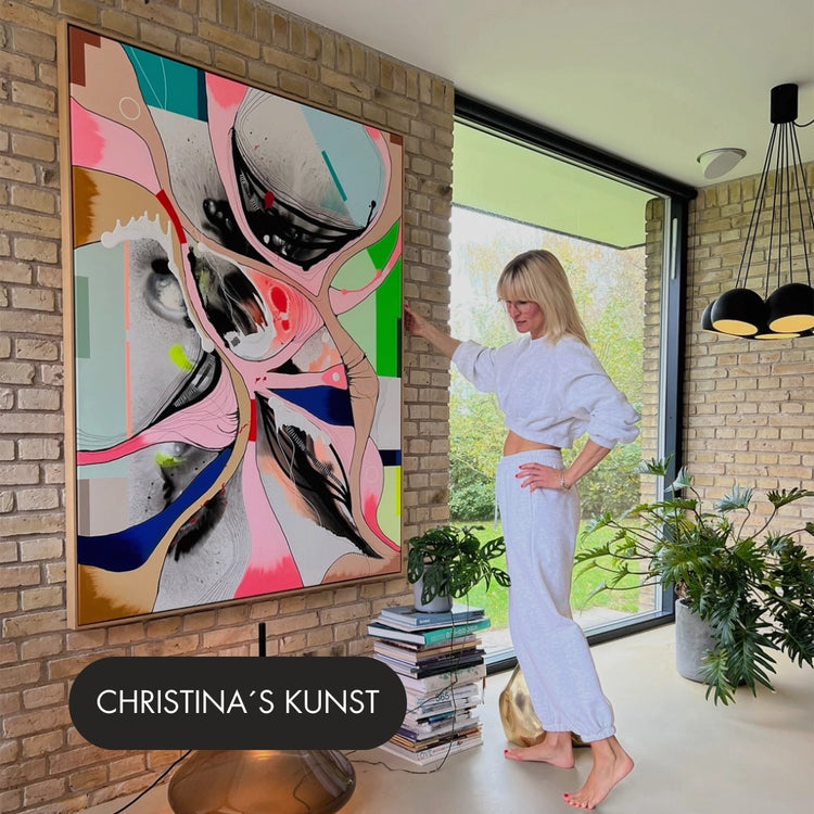 Kunst av Christina Julsgaard i utstillingen Contrast Collison