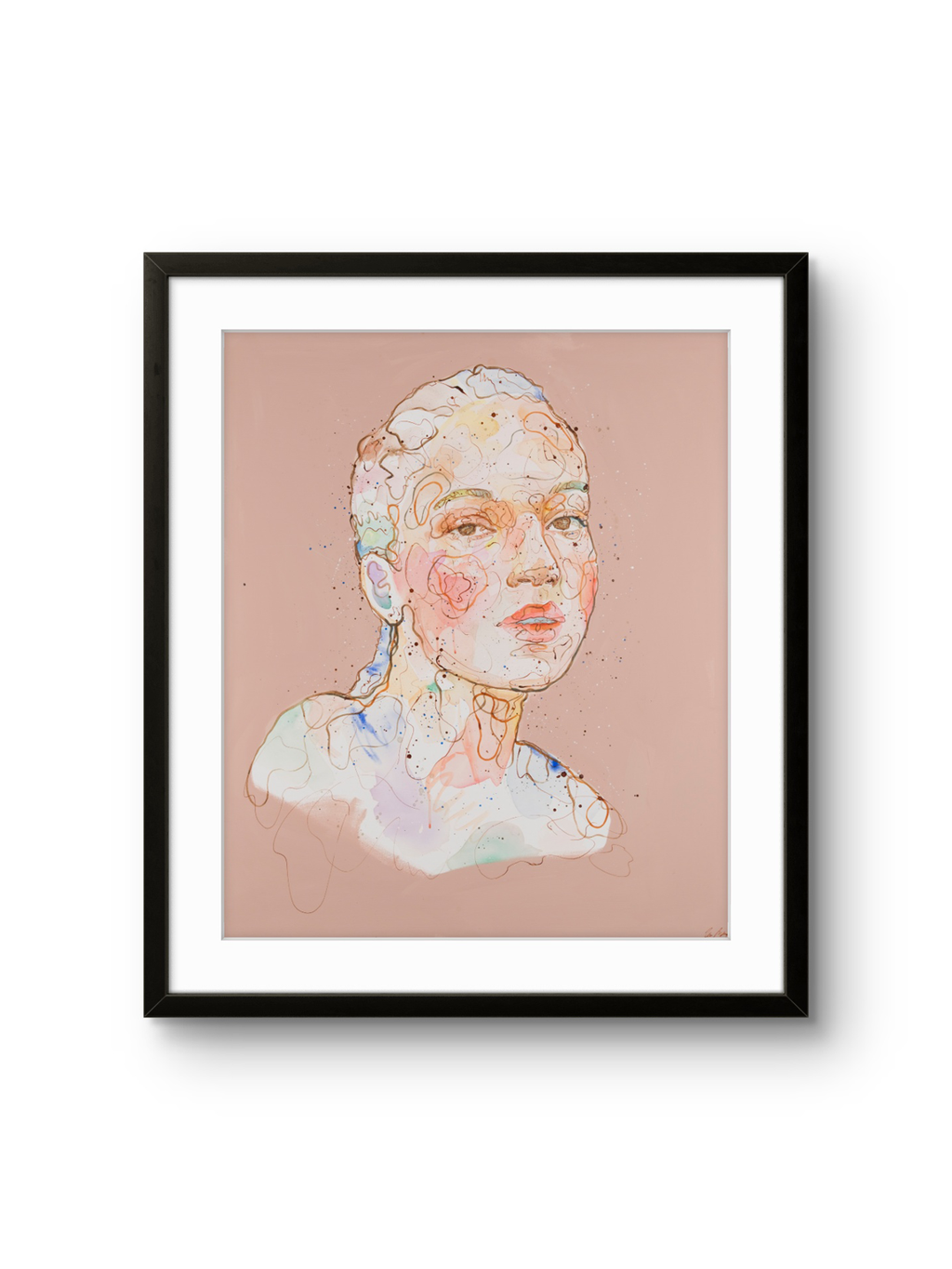 Fine art giclée trykket "Daggry" av den norske kunstneren Lea Alstad, signert og nummerert i et begrenset opplag. 