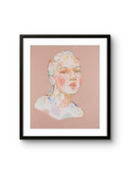 Fine art giclée trykket "Daggry" av den norske kunstneren Lea Alstad, signert og nummerert i et begrenset opplag. 