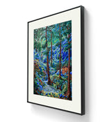 "Dammen" på kunstpapir er signert og nummeret. Du får den i to ulike størrelser