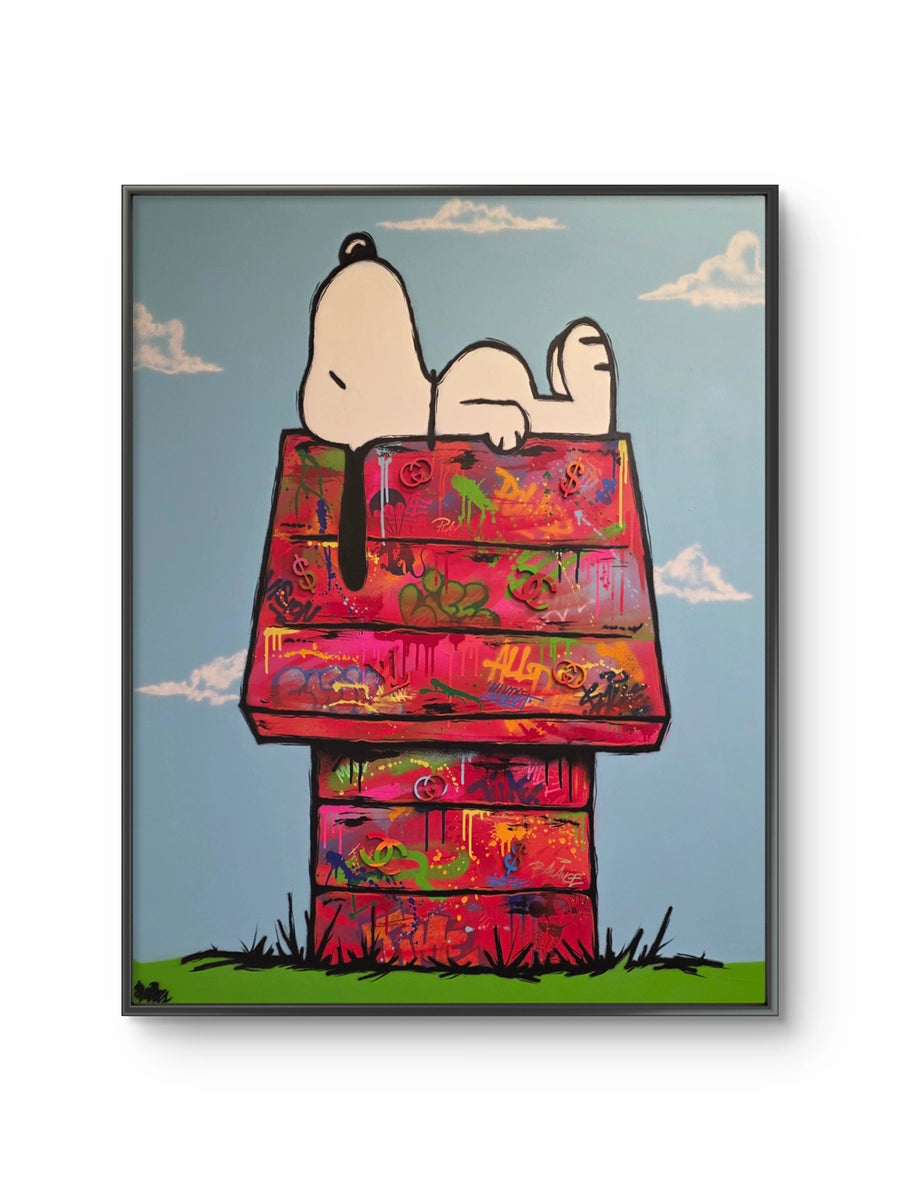 Kunstverket "Day off" av den norske graffitikunstneren Salke1.