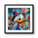 DGA kunsttrykket "Dollar duck" av den norske graffitikunstneren Salke1.