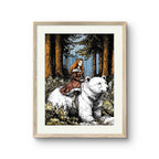 Ønsker du ditt kunsttrykket "East of the sun, west of the moon" innrammet? Ta kontakt og så vil vi hjelp deg. 