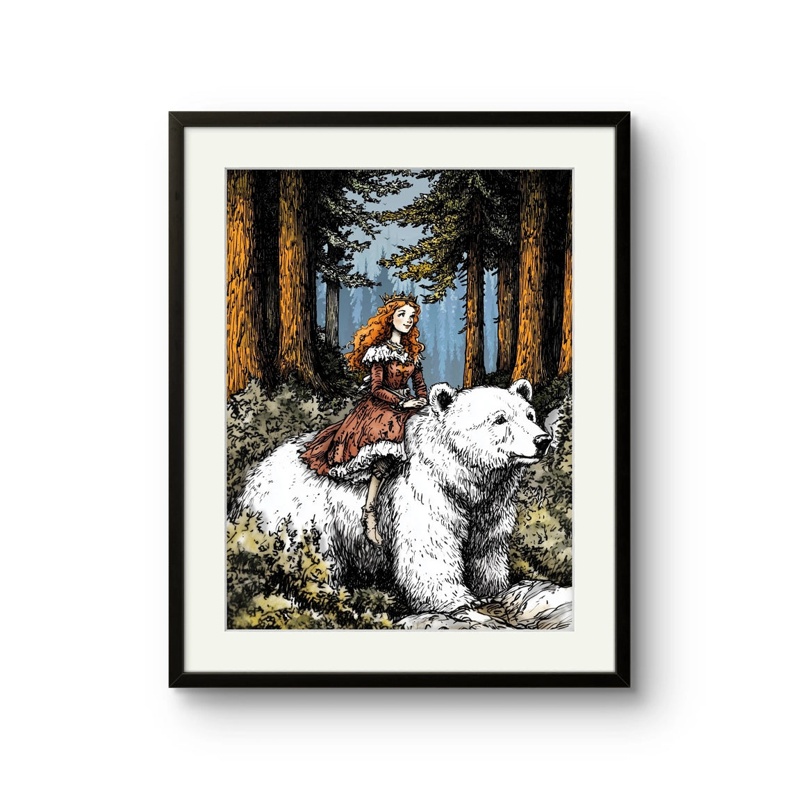 Kunsttrykket "East of the sun, West of the moon" av den norske graffitikunstneren Salke1